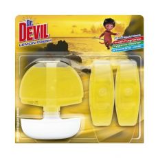 Dr. Devil 3 in 1 Lemon fresh WC tekutý blok